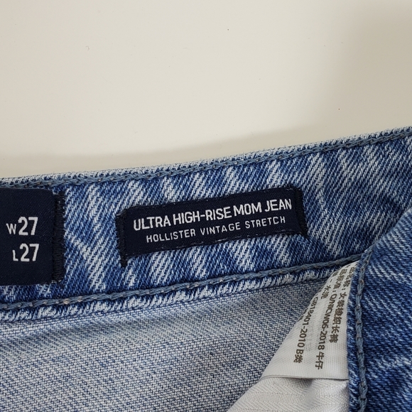 Hollister ultra high rise mom jeans size 27 / 5 - Picture 4 of 14